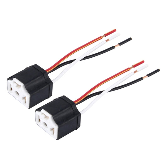 2 PCS Car Auto LED Bulb Socket Holder (No Including Light), H4, H7, H8/H11, 1156, 7443, H1/H3