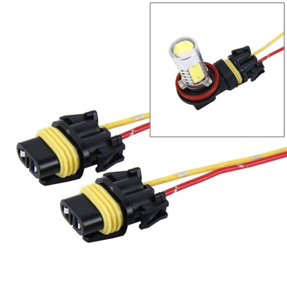 2 PCS Car Auto LED Bulb Socket Holder (No Including Light), 7443, H4, H7, H8/H11