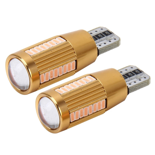 2 PCS T10 2W 180 LM 5500K Constant Current Car Clearance Light with 38 SMD-3014 Lamps, DC 12-16V, 38 SMD-3014 Lamps, T10+2W Blue Light
