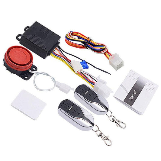 Système d'alarme de sécurité unidirectionnel intelligent pour moto avec télécommande/clé, clé non pliable