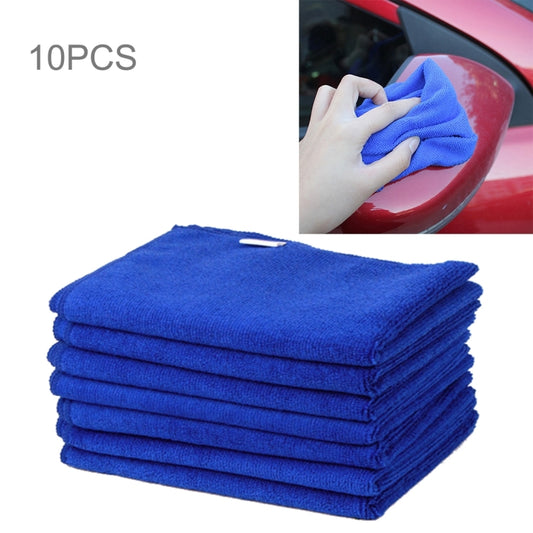 10 torchons de nettoyage en microfibre séchage rapide, 30cm × 30cm, pour le soin et le detailing de voiture, 10 PCS