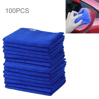 100 chiffons de nettoyage ultra absorbants à séchage rapide de 30 cm × 30 cm pour l'entretien et le détaillage de voiture, 100 pièces