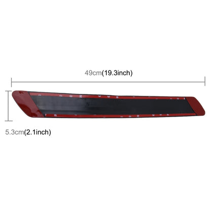 4 PCS Universal Car Auto Plastic Wrap Rubber Front Rear Body Bumper Guard Protector Strip Sticker