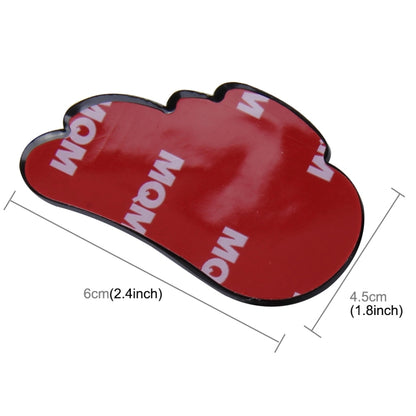 4 PCS Autocollant Décoratif en PVC Anti-rayures de Protection de Voiture, Forme Aile d'Ange, Style Dessin Animé, Aile d'Ange