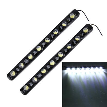 2 PCS 8W 240 LM 6000K DRL Daytime Running Light with 8 SMD-5050 Lamps, DC 12V, 8W