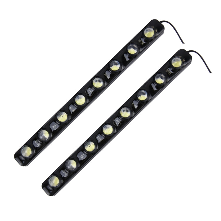 2 PCS 8W 240 LM 6000K DRL Daytime Running Light with 8 SMD-5050 Lamps, DC 12V, 8W
