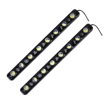 2 PCS 8W 240 LM 6000K DRL Daytime Running Light with 8 SMD-5050 Lamps, DC 12V, 8W