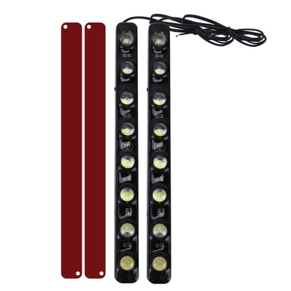 2 PCS 8W 240 LM 6000K DRL Daytime Running Light with 8 SMD-5050 Lamps, DC 12V, 8W