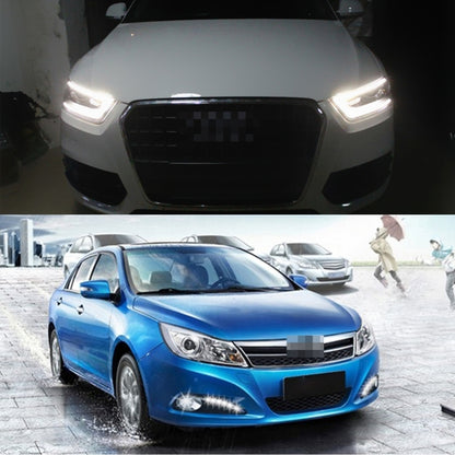 2 PCS 8W 240 LM 6000K DRL Daytime Running Light with 8 SMD-5050 Lamps, DC 12V, 8W