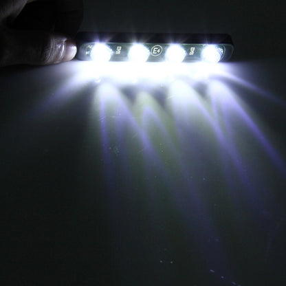 2 PCS 4W 120 LM 6000K DRL Daytime Running Light with 4 SMD-5050 Lamps, DC 12V, 4W