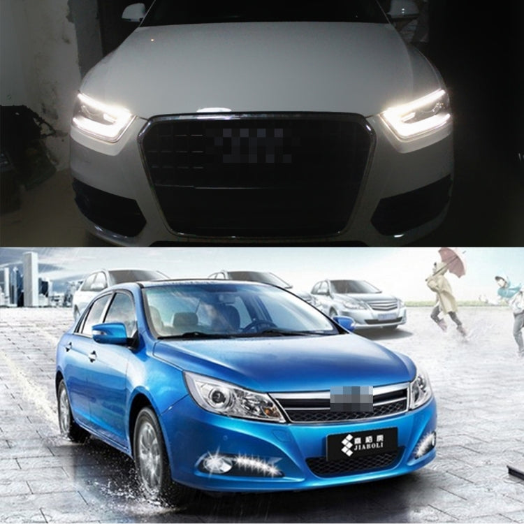 2 PCS 4W 120 LM 6000K DRL Daytime Running Light with 4 SMD-5050 Lamps, DC 12V, 4W