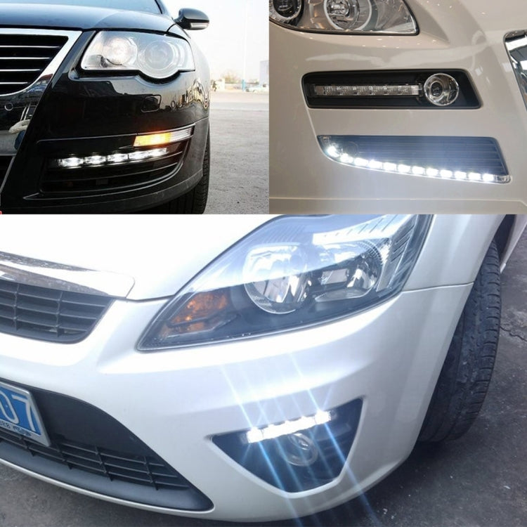 2 PCS 4W 120 LM 6000K DRL Daytime Running Light with 4 SMD-5050 Lamps, DC 12V, 4W