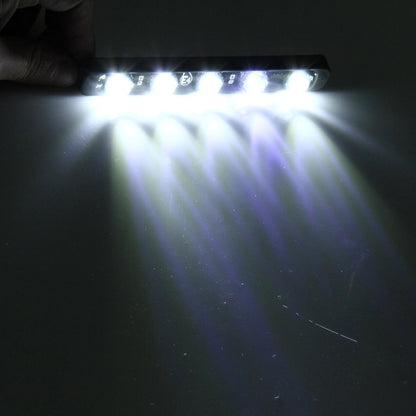 2 PCS 5W 150 LM 6000K DRL Daytime Running Light with 5 SMD-5050 Lamps, DC 12V, 5W