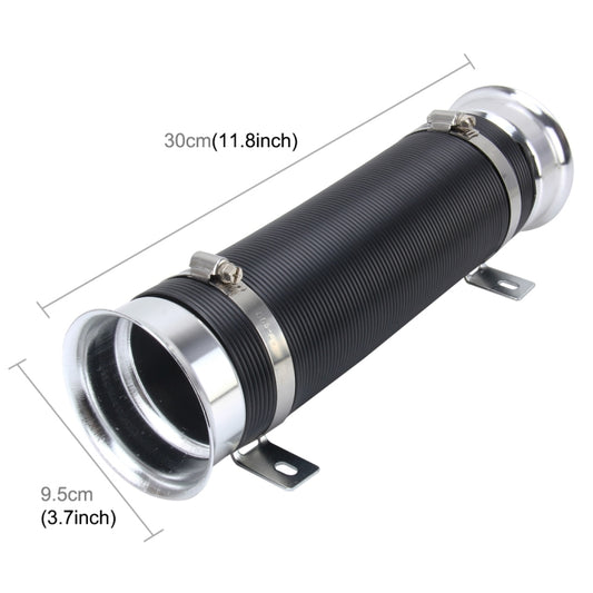 Car Auto Universal Tube Air Filter Adjustable Cold Air Injection Intake System Pipe Without Air Filter