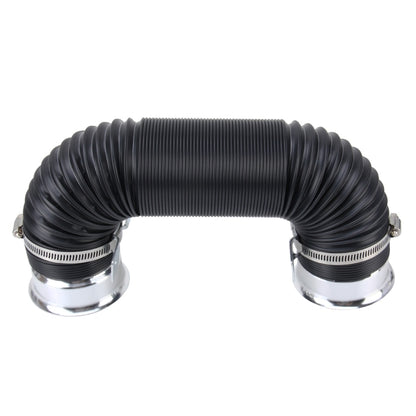 Car Auto Universal Tube Air Filter Adjustable Cold Air Injection Intake System Pipe Without Air Filter