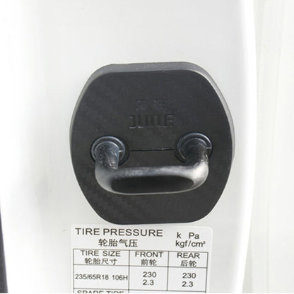 4 PCS Car Door Lock Buckle Decorated Rust Guard Protection Cover for Aeolus A30 BYD Surui BYD Qin, For Aeolus A30