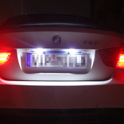 2 PCS License Plate Light with 24 SMD-3528 Lamps for BMW E87, For BMW E87