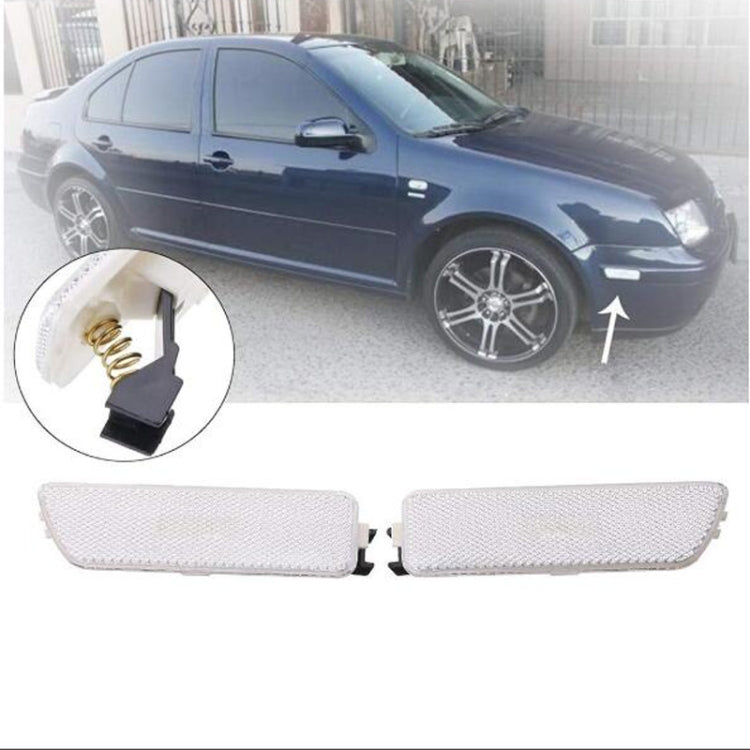 2 Stück vordere Stoßstangenbegrenzungsleuchten Gehäuse ohne Glühlampe Ersatz 1JM945071 / 1JM945072 für VW Golf / Jetta 1999-2005