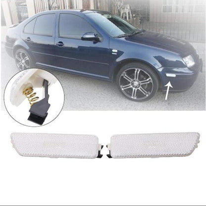2 Stück vordere Stoßstangenbegrenzungsleuchten Gehäuse ohne Glühlampe Ersatz 1JM945071 / 1JM945072 für VW Golf / Jetta 1999-2005