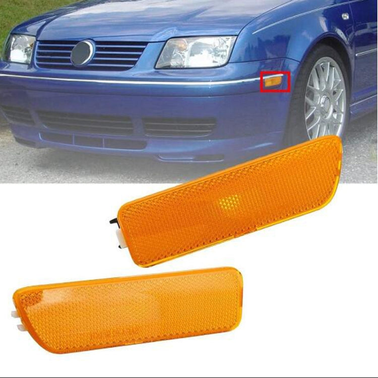 2 Stück vordere Stoßstangenbegrenzungsleuchten Gehäuse ohne Glühlampe Ersatz 1JM945071 / 1JM945072 für VW Golf / Jetta 1999-2005