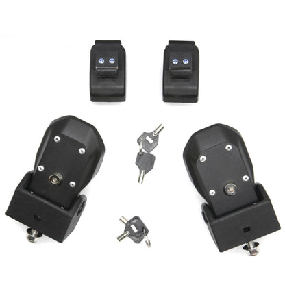 2 PCS Car Anti-Theft Hood Latch Locking Catch Buckle Engine Cover with Lock for Jeep Wrangler JL 2018, for Jeep Wrangler JL 2018