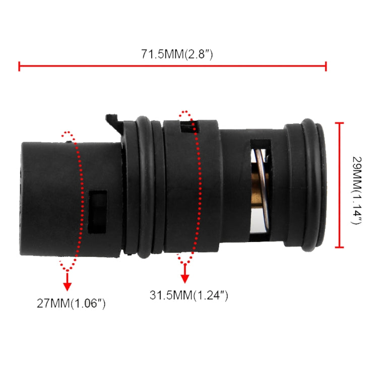 Car Oil Cooler Radiator Coolant Expansion Thermostat Tank 17111437362 for BMW E46 E53 E83 E85 E86 X3, Car Oil Cooler Radiator
