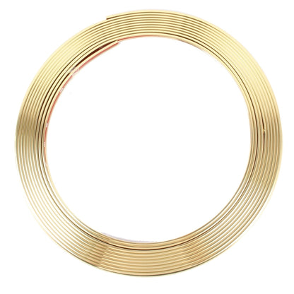 Moulures décoratives universelles autocollantes anti-rayures 8M pour jantes de voiture, bande de décoration brillante, 8m Brillant, 8m