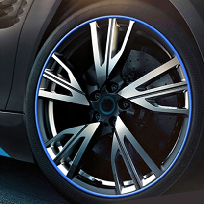 Moulures décoratives universelles autocollantes anti-rayures 8M pour jantes de voiture, bande de décoration brillante, 8m Brillant, 8m