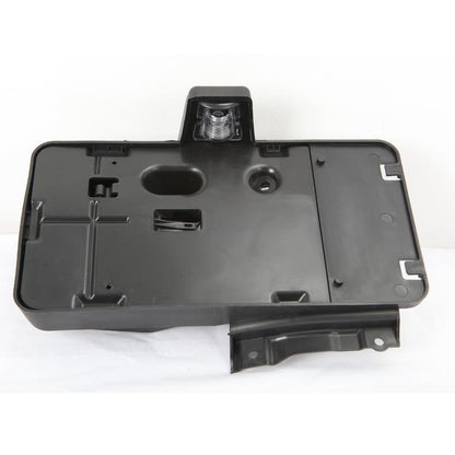 Car Tail Rear License Plate Frame Number Holder Mounting Bracket with Light for Jeep Wrangler JK 2007-2017, Rear License Plate Frame