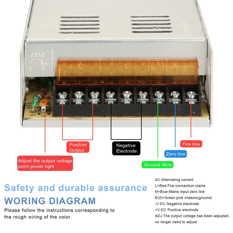 S-24W-12 24W AC 220V to DC 12V 2A Car Regulated Switching Power Supply, S-24W-12