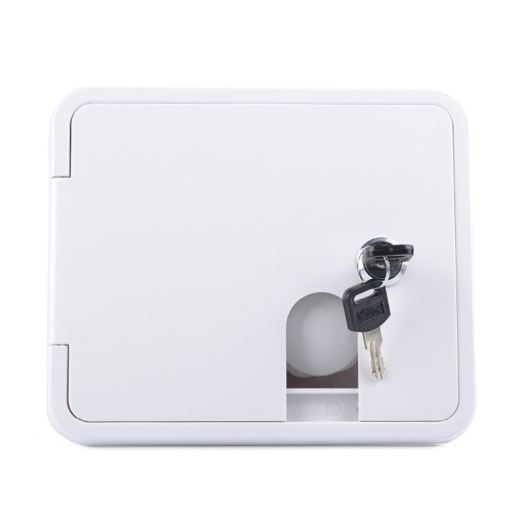 White Water Inlet Integrated Fill Dish Hatch Lock for RV Trailer Camper, A1063