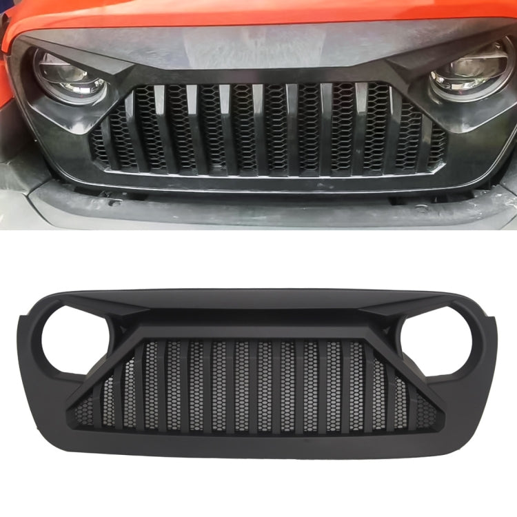 Car Front Racing Front Grille Grid Insect Net for Jeep Wrangler JL 2018, Jeep Wrangler JL 2018