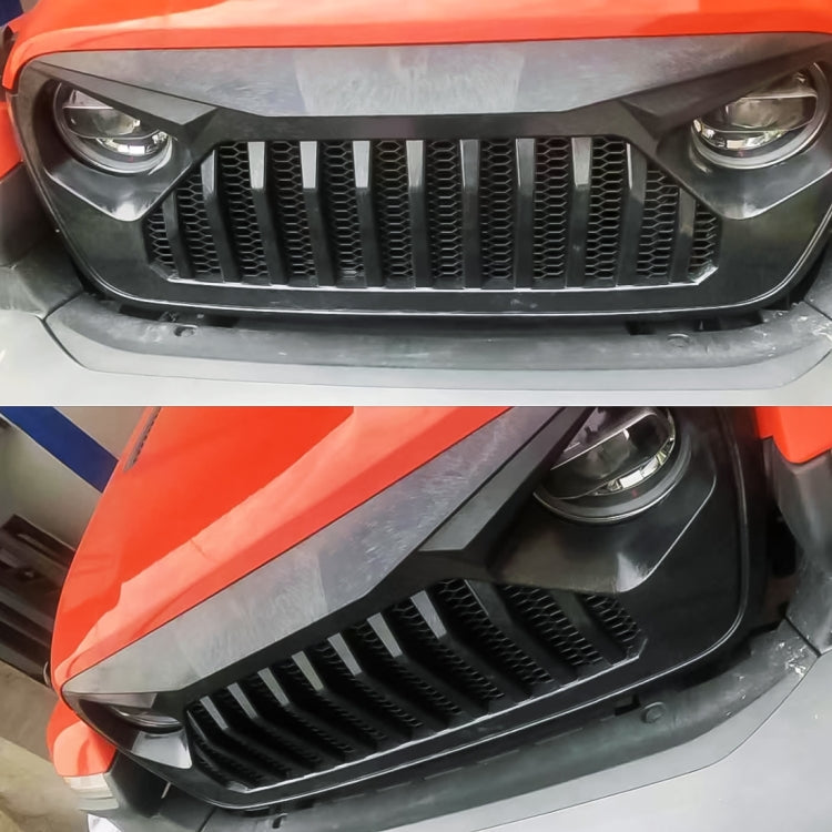Car Front Racing Front Grille Grid Insect Net for Jeep Wrangler JL 2018, Jeep Wrangler JL 2018