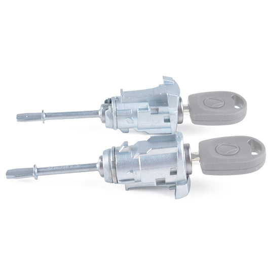 Car Left + Right Door Lock Barrel Cylinder 6L3837167B / 168B for Seat Cordoba Ibiza III, For Seat