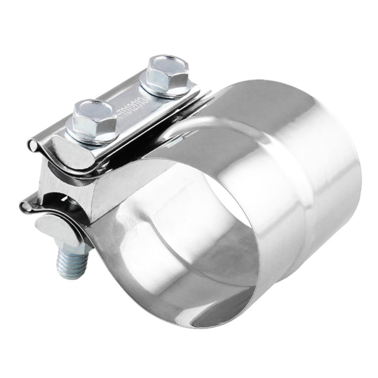 2.5 inch Car Turbo Exhaust Downpipe Stainless Steel Lap Joint Band Clamp, 2.5 inch