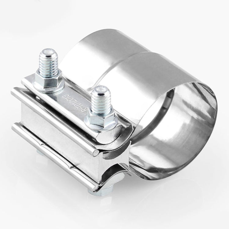 2.5 inch Car Turbo Exhaust Downpipe Stainless Steel Lap Joint Band Clamp, 2.5 inch
