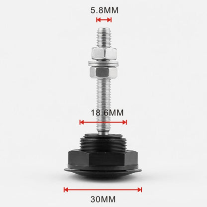 Car Mini Stainless Steel Quick-pins Push Button Billet Hood Pins Lock Clip Kit, Mini Stainless Steel (Black), Mini Stainless Steel (Silver)