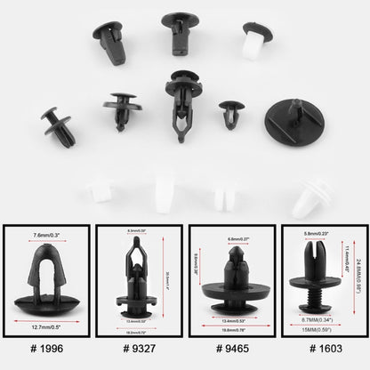 292 PCS Car Retainer Clips Assortment Car Panel Trim Plastic Fasteners Rivet Clips Set, 292 PCS