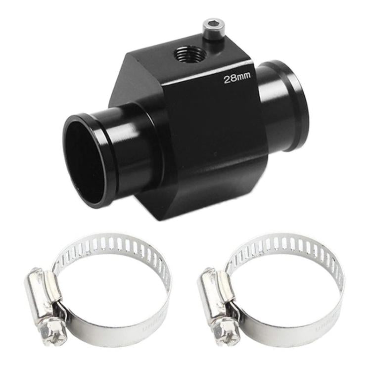 RYANSTAR RACING Car Water Temperature Meter Temperature Gauge Joint Pipe Radiator Sensor Adaptor Clamps for Honda, Size: 28mm, 28mm (Black), 30mm (Black), 32mm (Black), 36mm (Black), 38mm (Black), 40mm (Black), 34mm (Black)