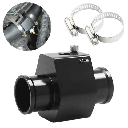 Car Water Temperature Meter Temperature Gauge Joint Pipe Radiator Sensor Adaptor Clamps for Honda, Size: 34mm, 30mm (Black), 32mm (Black), 36mm (Black), 38mm (Black), 40mm (Black), 28mm (Black), 34mm (Black)
