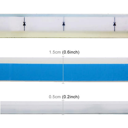 2 PCS 45cm DC12V 5W Ultra-thin Waterproof Car Auto Double Colors Turn Lights / Running Lights SMD-2835 LED Bulbs (Turn Lights: Yellow Light; Running Lights: Blue Light), 45cm Turn Lights: Yellow Light; Running Lights: White Light�����������������������...