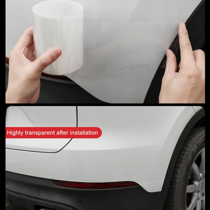 Universal Car Door Invisible Anti-collision Strip Protection Guards Trims Stickers Tape, Size: 10cm x 3m, Size: 10cm x 3m