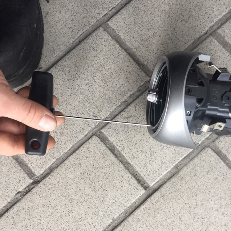 Outil de démontage de tableau de bord de voiture de 20 cm, boîte de rangement d'outils de démontage automatique, crochet de retrait de sortie d'air pour Mercedes-Benz 140589023300 / Audi T40207, pour Mercedes-Benz / Audi