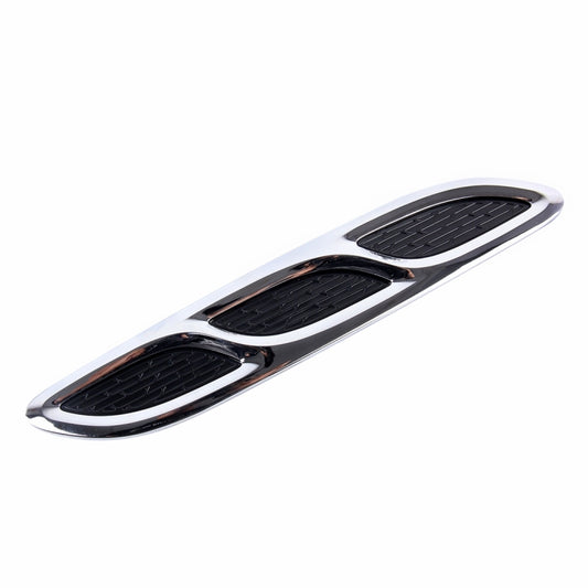 2PCS V-623 JDM Style Plastic Decorative Air Flow Intake Turbo Bonnet Hood Side Vent Cover With Self-adhesive Stick, V-623