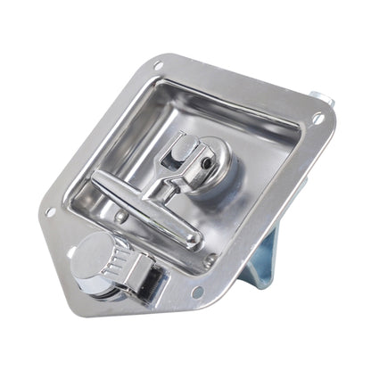Folding T Handle Lock Stainless Steel Flush Mount Tool Box for Trailer / Yacht / Truck, A1218-01
