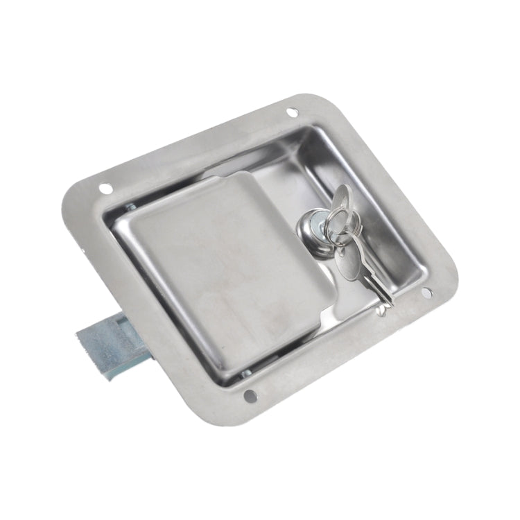 Stainless Steel Tool Box Lock Paddle Latch & Keys for Trailer / Yacht / Truck, A1217