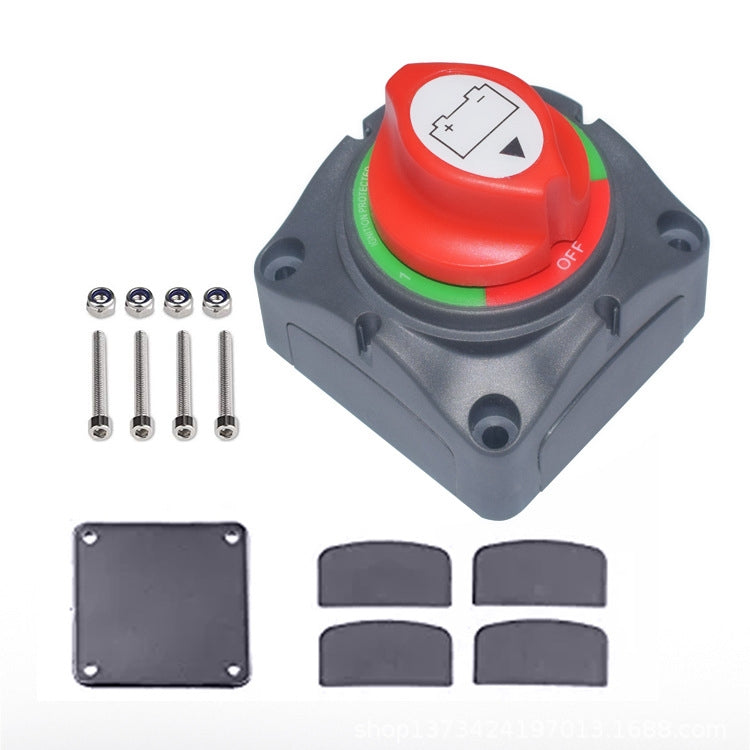 Car Auto RV Marine Boat Battery 3-level Current Distribution Selector Isolator Disconnect Rotary Switch Cut, A701-S
