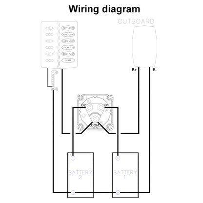 Car Auto RV Marine Boat Battery 3-level Current Distribution Selector Isolator Disconnect Rotary Switch Cut, A701-S