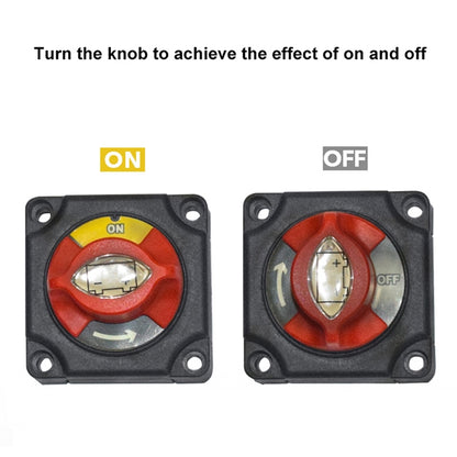 Car Auto RV Marine Boat Battery Selector Isolator Disconnect Rotary Switch Cut, A1201