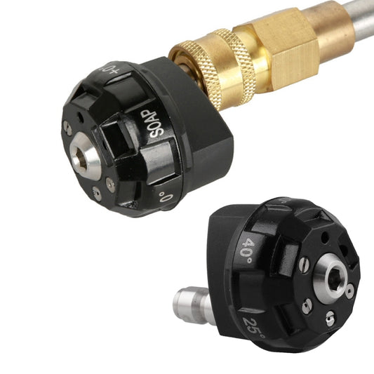 Buse multifonction 6-en-1 multi-trous pour nettoyeur haute pression, buse de lavage de voiture 6-en-1 multi-trous